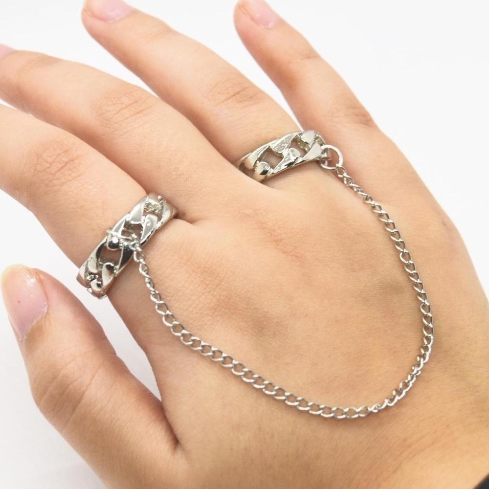 Edgy Chain Ring - Picture 2 of 4